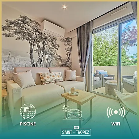 Apartamento L'escale-appartement Saint-tropez-4 Personnes- Piscine-garage Saint-Tropez